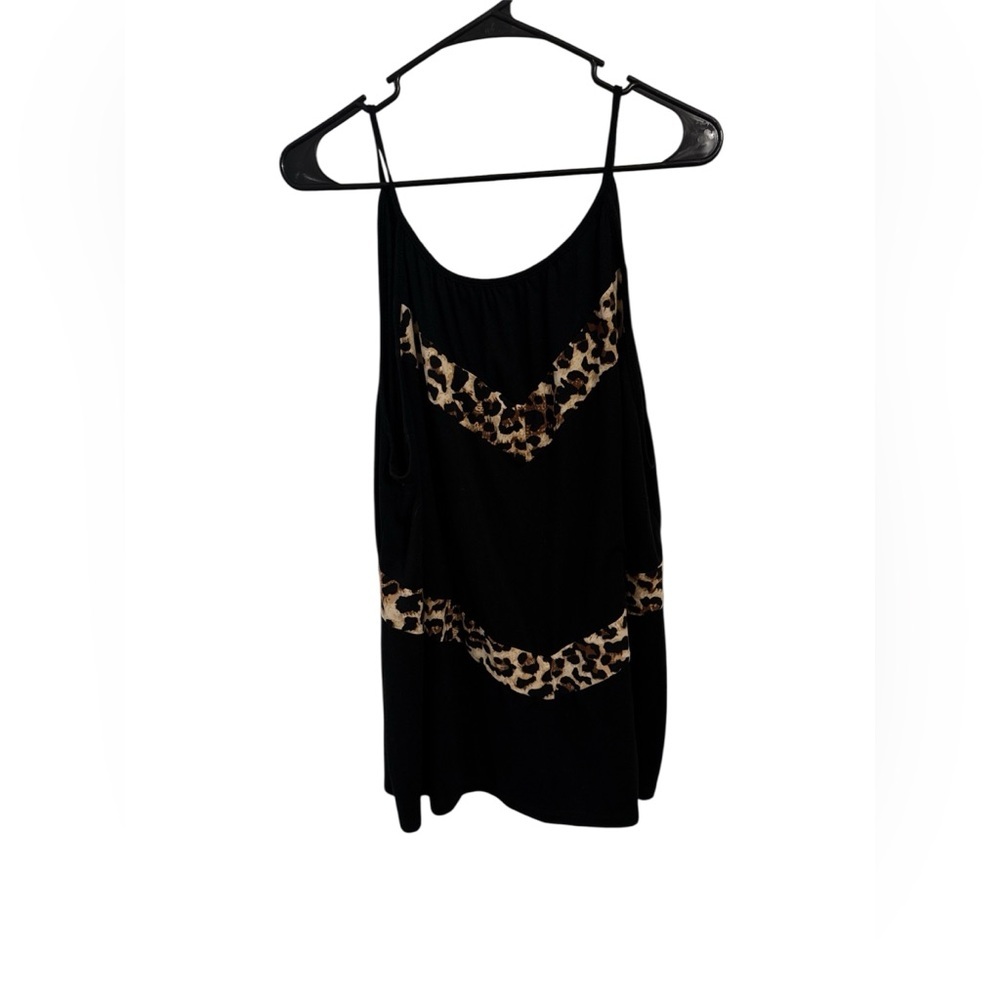 Boutique Leopard Print Tank- Indie Sleeze